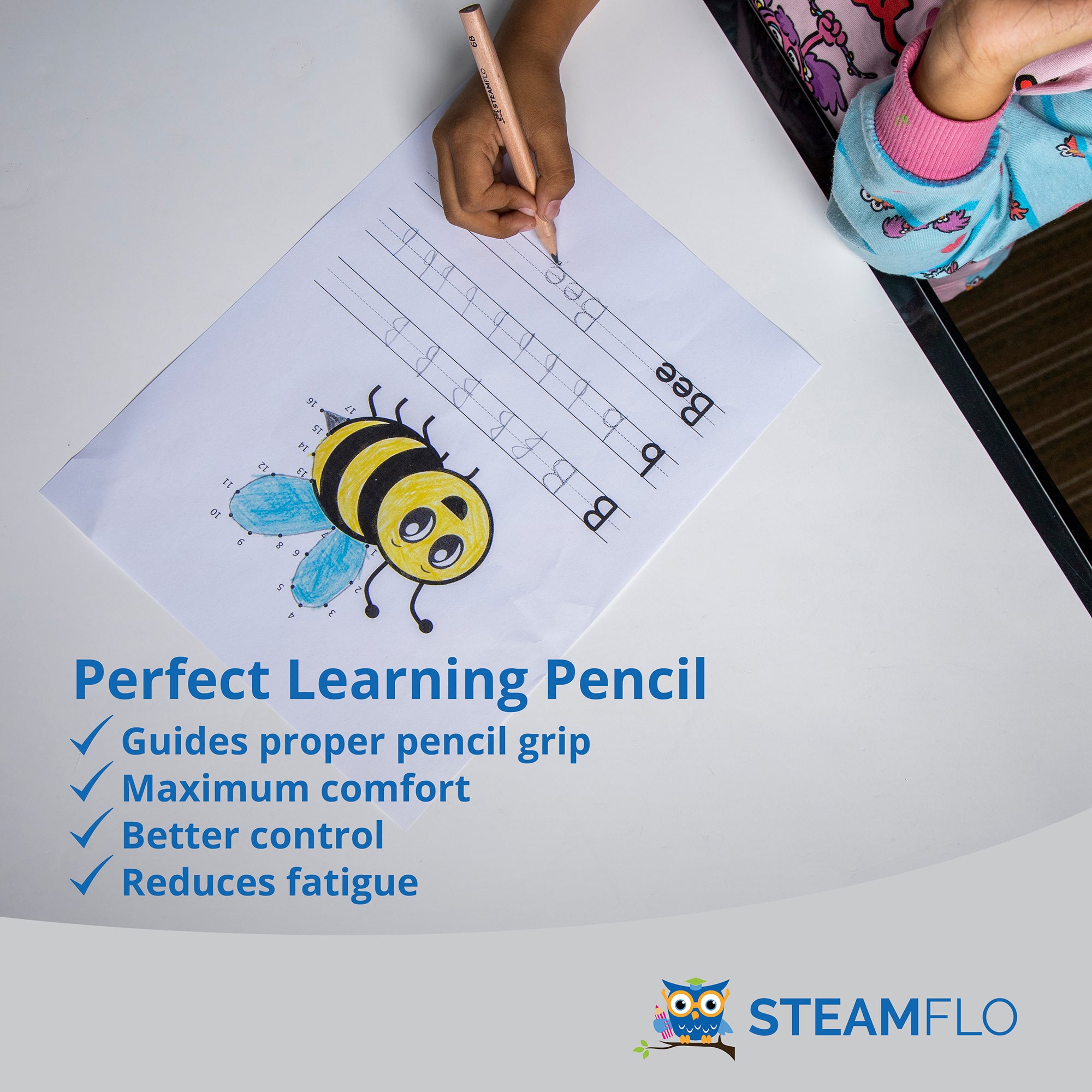 Kids Learning Pencil (24pk) Includes Bonus Lifetime STEAMFLO Membership